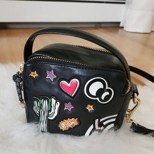 Zara mini patch crossbody bag